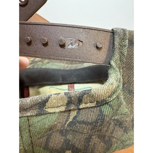 Vintage 90s Whitetail Deer Camo Hat Cap SnapBack Hunting Archery - Picture 6 of 9